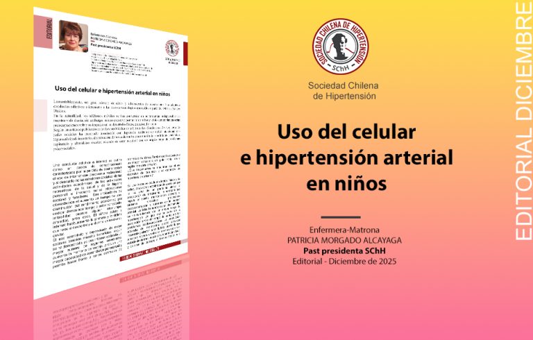 Uso del celular e hipertensión arterial en niños.